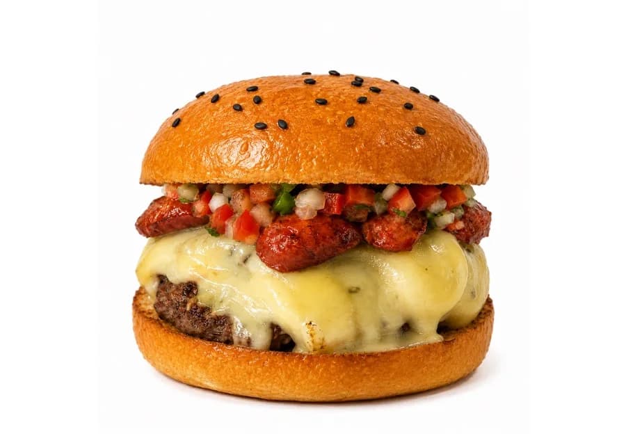 Mini Burger Hot Spicy BBQ